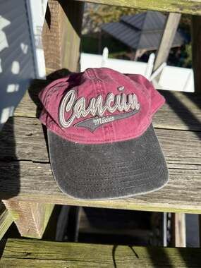 Caribbean Side Cancun Mexico Embroidered Baseball Cap